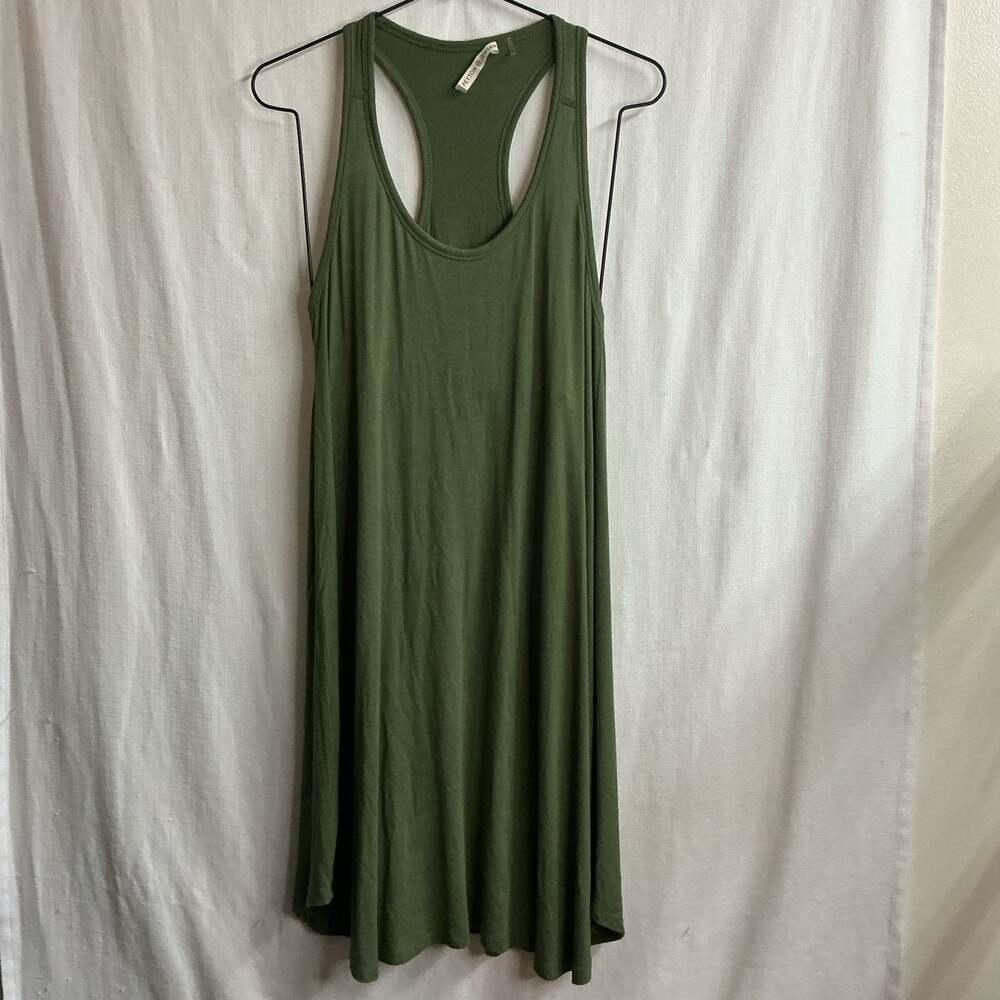 Peyton Jensen Women's Olive Green Racerback Tank Dress